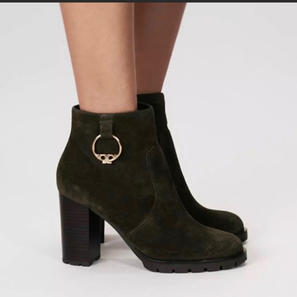 New Tory Burch Sofia 85mm Lug Sole Bootie
